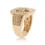 Diamond Crown Ring 1.20 ct. 10K Yellow Gold