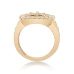 Diamond Crown Ring 1.20 ct. 10K Yellow Gold