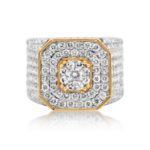 Diamond Ring 8.28 ct. 14K Yellow Gold