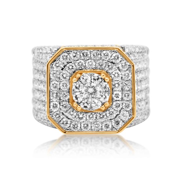 Diamond Ring 8.28 ct. 14K Yellow Gold