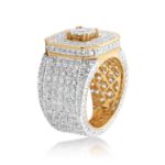 Diamond Ring 8.28 ct. 14K Yellow Gold