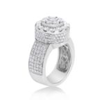 Diamond Ring 4.75 ct. 10K White Gold