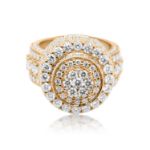 Diamond Ring 5.81 ct. 10K Yellow Gold