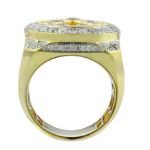 Diamond Men&#39;s Ring  2.99 ct, 10K Yellow Gold 14.5 g