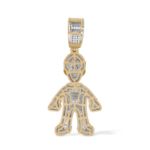 Diamond Luigi Pendant 0.92 ct. 10K Yellow Gold