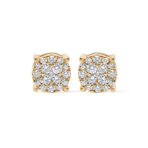 Diamond Earrings 0.25 ct. 10K Yellow Gold