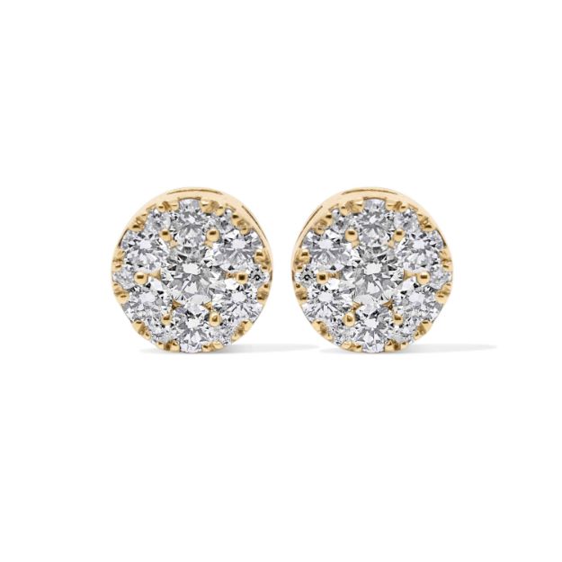 Diamond Earrings 0.45 ct. 10K Yellow Gold