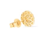 Diamond Cluster Round Earrings 1.14 ct. 14k Yellow Gold