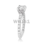 Diamond Engagement Ring 1.45 ct. 14k White Gold