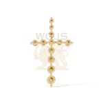 Diamond Cross Pendant 0.12 ct. 10k Yellow Gold