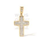 Diamond Cross Pendant 0.25 ct. 10k Yellow Gold