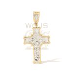 Diamond Cross Pendant 0.28 ct. 10k Yellow Gold