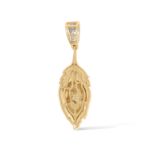 Diamond Eagle Head Fancy Design Pendant 0.36 ct. 10k Yellow Gold