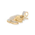 Diamond Unicorn Pendant 0.38 ct. 10k Yellow Gold