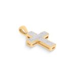 Diamond Cross Pendant 0.10 ct. 10k Yellow Gold