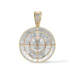 Diamond Tutankhamun Pendant 0.73 ct. 10K Yellow Gold