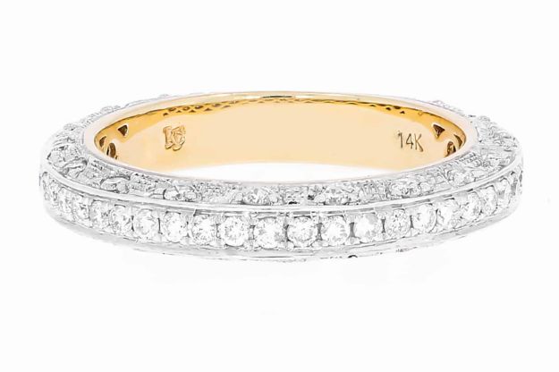 Diamond Wedding Band Fancy  0.54 ct. 14k Yellow Gold