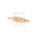 Diamond Bullet Pendant 1.50 ct. 10k Yellow Gold