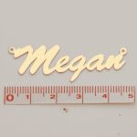 Cursive Nameplate Necklace Style 1 Small