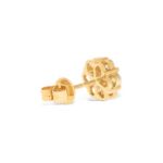 Round Diamond Earrings 1.70 ct. 10k Yellow Gold