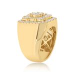 Men&#39;s Cluster Diamond Ring 2.28 ct. 10k Yellow Gold