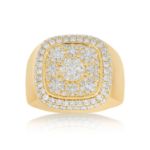 Men&#39;s Diamond Ring 1.95 ct. 10k Yellow Gold