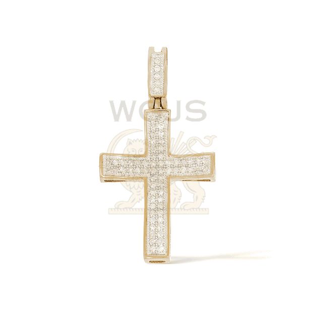 Diamond Cross Pendant 0.40 ct. 10k Yellow Gold