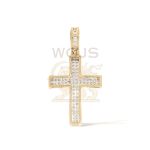 Diamond Cross Pendant 0.40 ct. 10k Yellow Gold