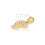 Diamond Cross Pendant 0.35 ct. 10k Yellow Gold