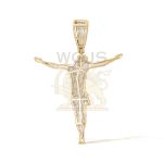 Diamond Jesus Pendant 0.45 ct. 10k Yellow Gold