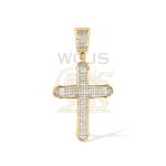 Diamond Cross Pendant 0.24 ct. 14k Yellow Gold