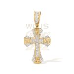 Diamond Cross Pendant 0.14 ct. 10k Yellow Gold