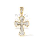 Diamond Cross Pendant 0.14 ct. 10k Yellow Gold