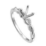 Diamond Ring  0.05 ct. 14K White Gold