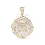 Diamond Cross Medallion 0.83 ct. 10k Yellow Gold