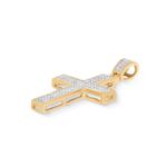 Diamond Cross Pendant 0.28 ct. 10k Yellow Gold