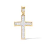 Diamond Cross Pendant 0.28 ct. 10k Yellow Gold