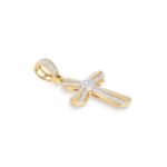 Diamond Cross Pendant 0.13 ct. 10k Yellow Gold