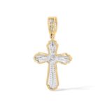 Diamond Cross Pendant 0.13 ct. 10k Yellow Gold