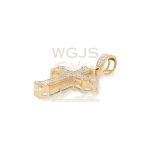 Diamond Cross Pendant 0.21 ct. 10k Yellow Gold