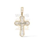 Diamond Cross Pendant 0.21 ct. 10k Yellow Gold