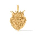 Diamond Lion Head Pendant 3.00 ct. 14k Yellow Gold