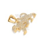 Diamond Jaguar Pendant 1.75 ct. 10k Yellow Gold