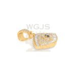 Diamond Eye Pendant 1.20 ct. 14k Yellow Gold