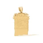 Diamond Jesus Head Pendant 2.90 ct. 14k Yellow Gold