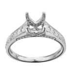 Diamond Ring  0.78 ct. 14K White Gold