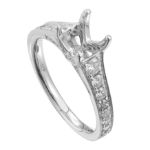 Diamond Ring  0.78 ct. 14K White Gold