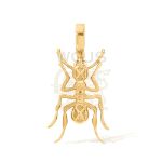 Diamond Ant Pendant 0.85 ct. 10k Yellow Gold