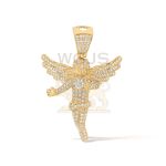 Diamond Angel Pendant 1.30 ct. 10k Yellow Gold