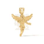 Diamond Angel Pendant 1.30 ct. 10k Yellow Gold